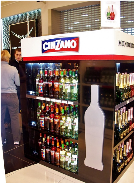 Рекламная стойка CINZANO/MONDORO Рекламная стойка CINZANO/MONDORO